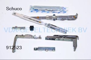 Schuco compleet beslag KIEPDRAAI 23 mm KVD 300 V60 RS 23A rechts 275146