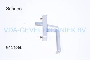 Schuco Raamgreep  90gr. Links  dikke gaffel 247557  rechthoekig