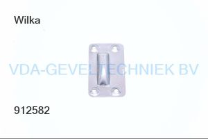 Wilka vloerpot roestvaststaal separate. Bodenmulde 56x100MM 9651.000500