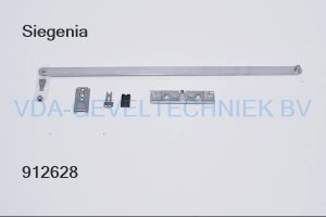 Siegenia/Kawneer alu begrenzingsschaar / vleugelremmer  (Begrenzungsschere)  L= 350 mm