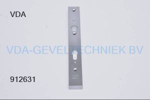 Stalufix Montageschild tbv paniek greepstang F1 Speciaal uitvoering Staluform® 292x35x15mm