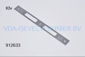 KFV sluitplaat 25c 805003 24  F24 x 244 mm  RVS