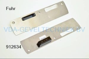 Fuhr Dag- en nachtsluitplaat RNFF56563AL links RVS 53 x 244 mm