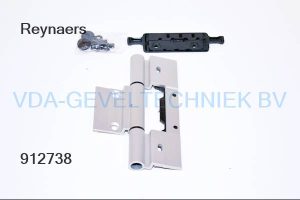 Reynaers Sobinco scharnier  rollenband voor vlakke deuren  2 delig  EV1