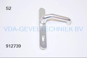 S2 Reynaers deurkruk langschild Veiligheidsbeslag buiten PC/PZ92 246x34x12MM