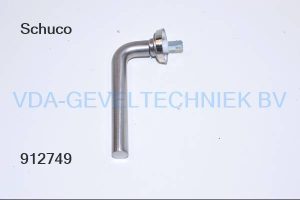 Schuco RVS insteek raamkruk/raamgreep 214861 (klink) (hendel) (kruk)
