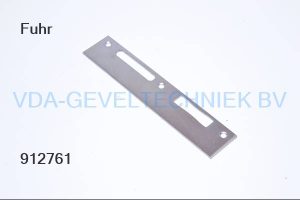 Fuhr Dag-en nacht sluitplaat RVS vlak . 44x224 mm . Riegelschliessteil   RNFF54862T