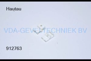 Hautau Drijfstangvoering wit plastic opzet kapje (per stuk) stang geleiding  555.406
