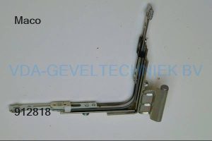 Maco onder scharnier met hoekoverbrenging hoeklagerband DTUNI  1 x padnok 12/18-13 rechts