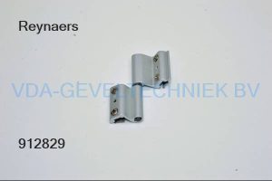 Reynaers Raamscharnier 2-delig klembaar. EV1/Zilver 065.8460.XX