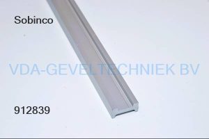 SOBINCO SLUITLIJST 6874-16C L=2370MM SKG** TBV ALIPLAST/BLYWEERT