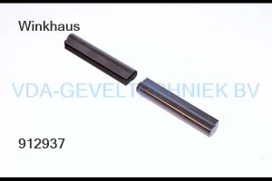 Winkhaus  Afdekkap Onderscharnier FK 5Gr. LS BR DeCeuninck Links Bruin