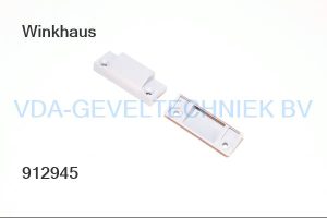 Winkhaus oploop sluitblok sluitplaat  ZV-RT144 SL  grijs kunststof  Kommerling Klassiek-88+