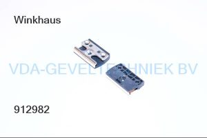 Winkhaus sluitplaat SBS.H.9-28. Voor houten kozijnen, sponning 28MM.
