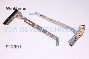 Winkhaus verdektliggend draai scharnier DL.K.IF.128 RS.  rechts  Max 100KG. Rehau recht