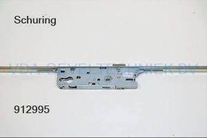Schuring meerpuntssluiting krukbediend Drn 35 / PZ92 / 8 /  F20 x 2100 mm  RVS 2 x haak