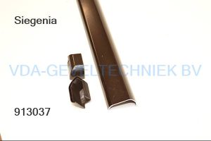 Aubi Siegenia  afdekkap met eindstukken  PSK 160  zwart