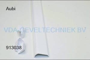 Aubi Siegenia  afdekkap met eindstukken  PSK 160  wit Ral 9003