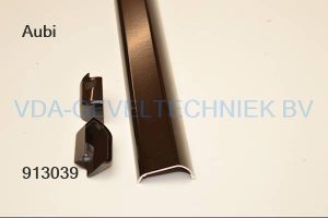 Aubi Siegenia  afdekkap met eindstukken  PSK 160  Gr. 130 Ral8022 B1