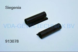 Siegenia Afdekkap  zwart Ral8022