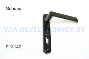Schuco Greep Met profielcilinderuitsparing,
voor twee- en vijfpuntsvergrendelingen 247253 RAL9005 Zwart