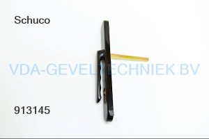 Schuco veiligheids Rolluik Balkon krukschild buiten PZ92  SKG*** Zwart  stift 8 x 100 mm