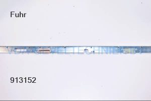 Fuhr eendelige sluitlijst RL56564LX. 2SR-2RZ U29xL1860 Zilver Links voor 854