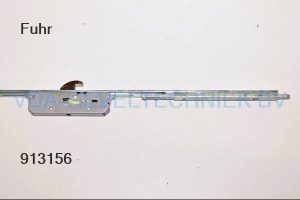 Fuhr Aanzetstuk met stolpsluiting en 1 x haak  L= 120 x F20 mm