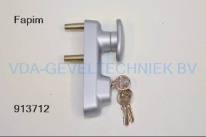 Fapim paniekbalk Vaste Knop op schild met cilinder 8585 Panama