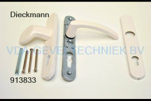 Edi Dieckmann Duwer/kruk schild PC92 schild 35x245 mm afgerond Creme ral9001