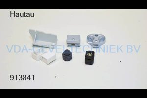 Hautau BZ HKS 200 Z Wit set a stuurblok , kapjes , aanslagblok 218952