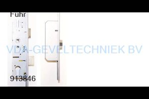 FUHR meerpuntssluiting Automaat  Drn 35 / 92 / 8 / U24X1970mm RVS 2 x blokschoot HoH boven 930 onder 780 mm  2 x magneet