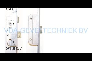GU Meerpuntssluiting Secury Automaat Drn 40 / 92 / 8 / U24 x 2290 mm 2 x blokschoot  HoH kast  boven 700 onder 730 mm