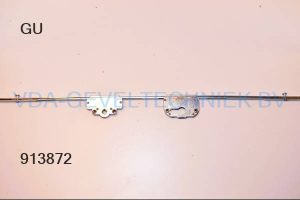 GU constante Espagnolet Afsluitbaar  Drn 35 PZ 170 mm  Krukhoogte 985 mm 3 x padnok  FFH 1851-2100