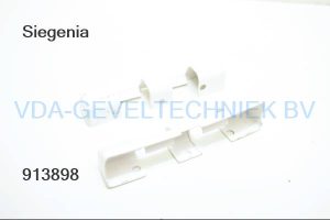 Siegenia Afdekkap rondboog scharnier 837740 RAL9003 WIT