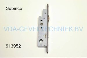 Sobinco Dag en nachtslot met rolschoot en nachtschieter/valschoot .Drn 30 x U24 x 270 mm . RVS  (circulair)