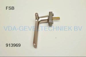 FSB raamkruk/raamgreep RVS Look ovaal 8 x 30 mm links 3476 0809 0205