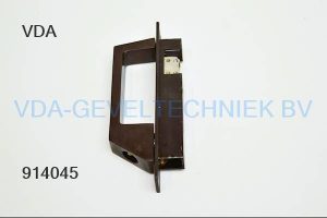 Eland Brandt Schuifpuigreep t.b.v. schuifpui aluminium (kruk) (klink) (hendel) Brons Bruin