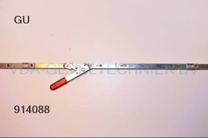 GU stolpespagnolet constant FFH 1851-2100mm 6-22166.00  3 x sluitplaat  rode Hendel