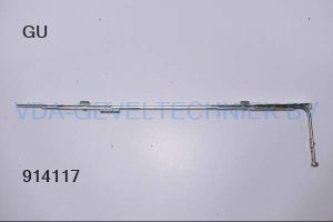 Gu ondersluiting L=530 2 x sleufsluiting. 6-33027-05-0-1