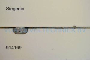 Siegenia  variabele espagnolet (getriebe) Drn 25 -  3 Gr.4TL  FFH1880-2380 2x rolnok  L=2100 mm