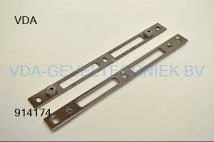 VDA Dag en Nacht Sluitplaat RVS 20 x 230 mm verstelbaar in profiel