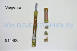 Siegenia Vergrendeling set vleugeldeel + kozijndeel met 3 verschillende afstandsdelen 110/180 180/230 80/110