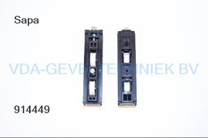 Sapa Hydro Schuifpui schuifraam loopwielen dubbel kunststof verstelbaar 7236552