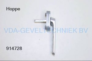 Hoppe raamgreep/raamkruk Luxembourg FENSTERGRIFF t.b.v. rolluik 099KH/U26 F1 7x40 MM. Met korte hals. (klink) (hendel) EV1