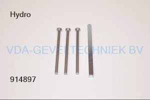 Hydro Krukstift losse stift 8 x 120 mm 3 x M6 x 105 mm