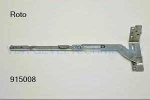 Roto schaararm verdekt (Schere arm) kozijndeel. Gr. 250 FFB 330-600 rechts Designo Tbv  Kuntststof profiel 30 mm breed