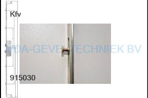 KFV Meerpuntssluiting AS4100 Drn 45 / 92 / 8 / F16 x 2170 mm Krukbediend 4 x padnok HoH nok boven 260 / 660  onder 410 / 825 mm