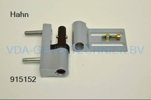 Dr. Hahn 2-delig scharnier KT-V 6R FIX 003 zilver  opdek 18-23 mm. P58090F05 - 232170053