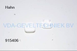 Hahn Scharnier Afdekkap 26 x 24 mm Wit dopje